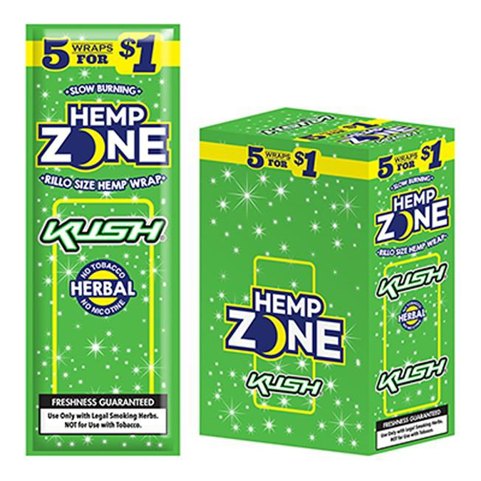 Picture of Hemp Zone Kush 15x5 Wraps
