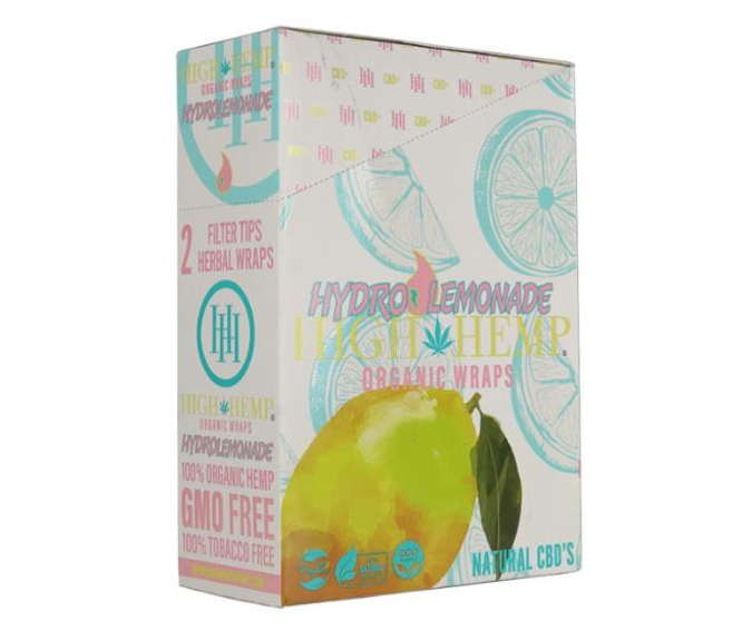 Picture of High Hemp Hydro Lemonade Organic Wraps