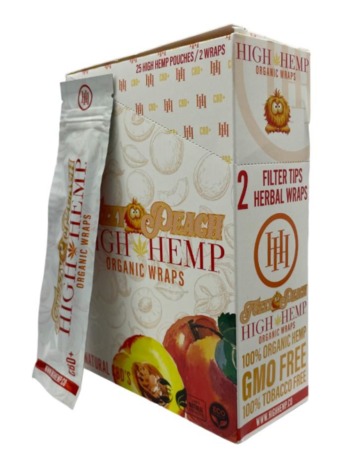 Picture of High Hemp Fuzzy Peach Organic Wraps