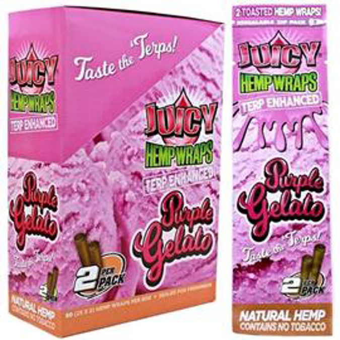 Picture of Juicy Hemp Wrap 25x2 - Purple Gelato