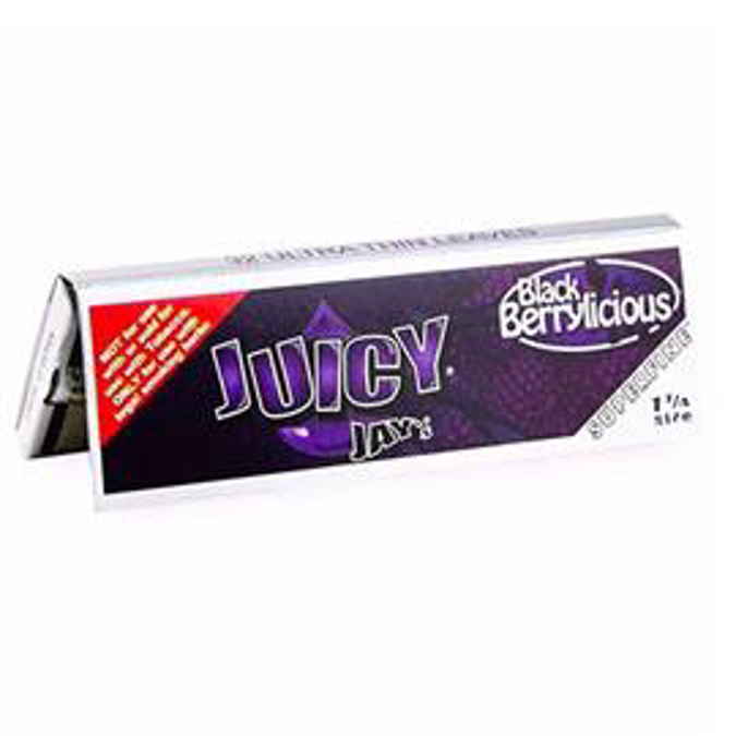 Picture of Juicy J Super Fine 1.25 Ultra Thin - Black Berrylicious