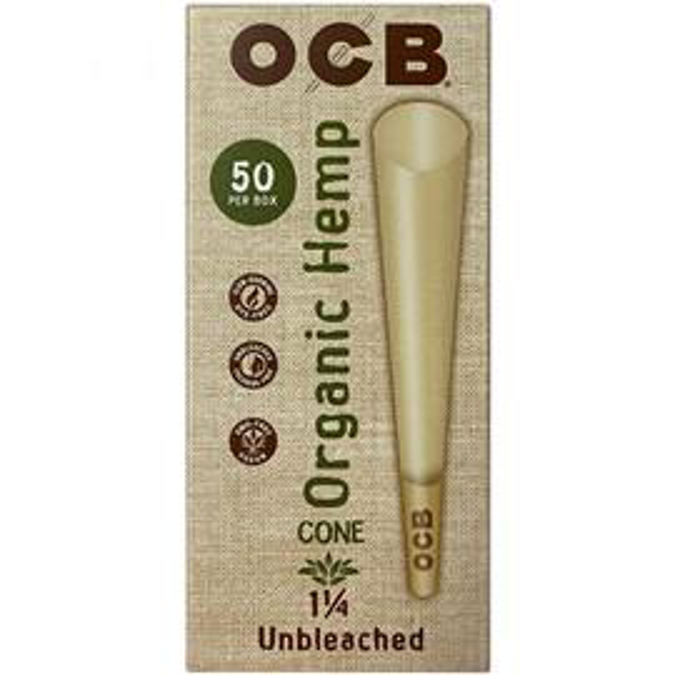 Picture of OCB Organic Hemp Cone 1 1/4 50CT