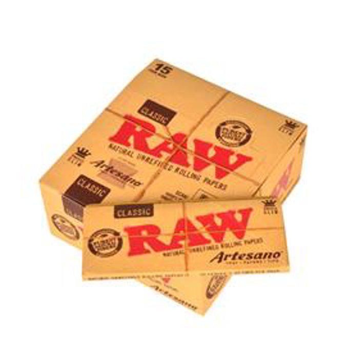 Picture of Raw Artesano Kingsize Slim Paper w Tips