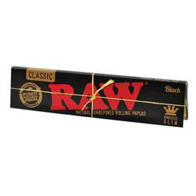 Picture of Raw Black Kingsize Slim Paper