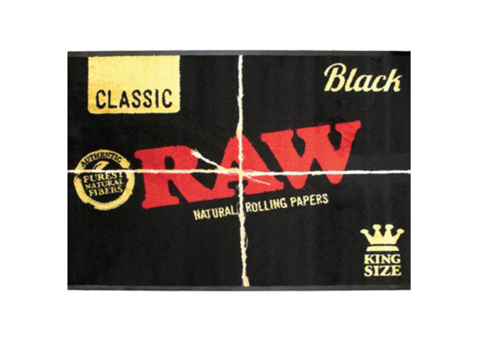 Picture of Raw Black Door Mat Large 80cmx120cm