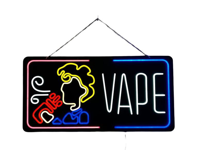 Picture of Multi Color Vape LED Sign Large