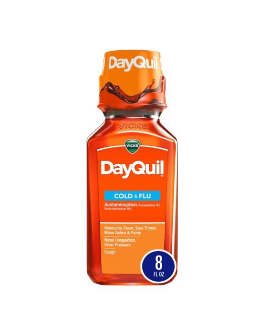 Picture of Dayquil Cold and Flu 8oz