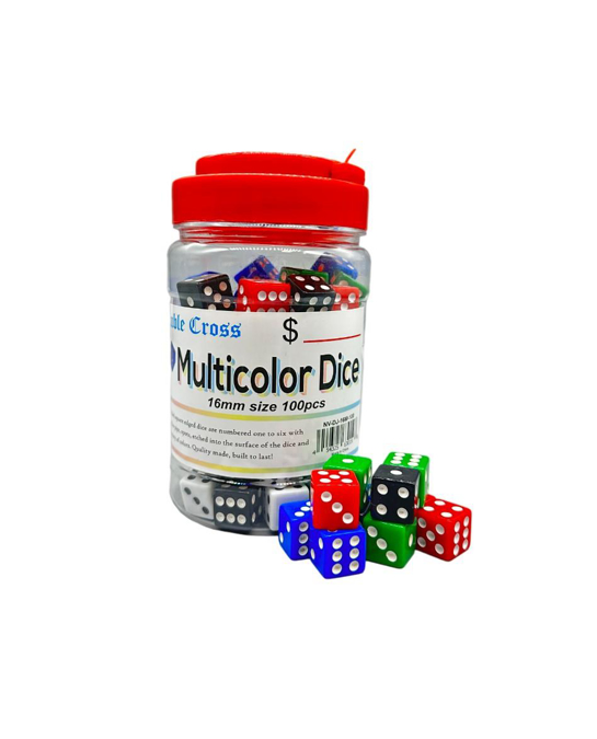 Picture of Multi Color Dice 100CT 16mm