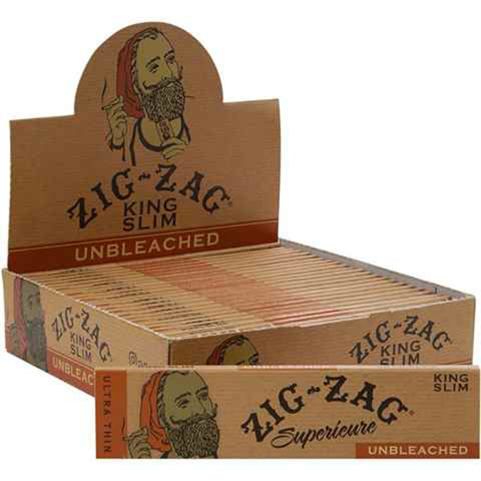 Picture of Zig-Zag Unbleached King Slim Paper 24CT