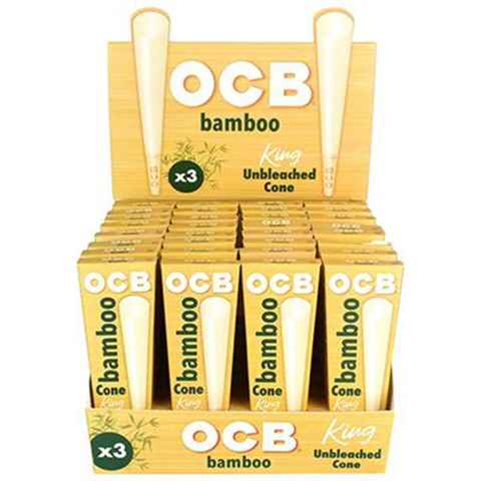 Picture of OCB Bamboo Cone King Size 32x3