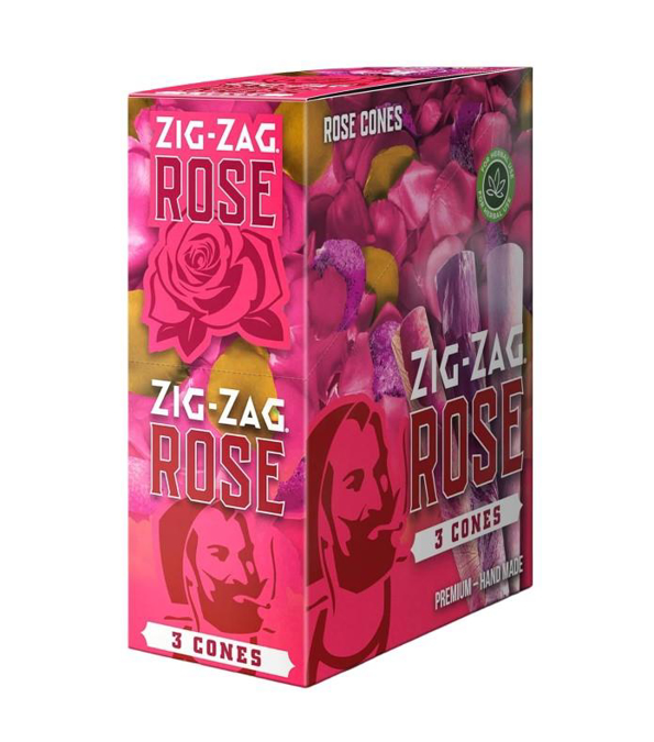 Picture of Zig Zag Rose Cone KS 3x8pk