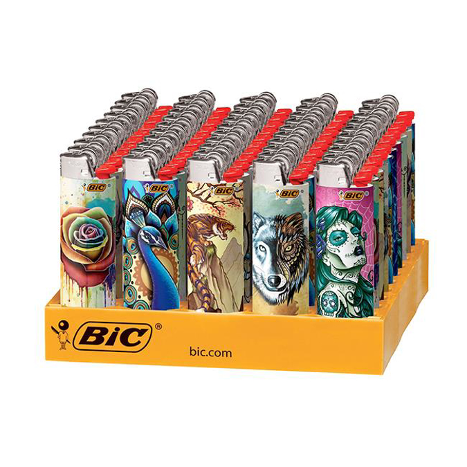 Picture of BIC Lighter Tribal Tattoo 50CT