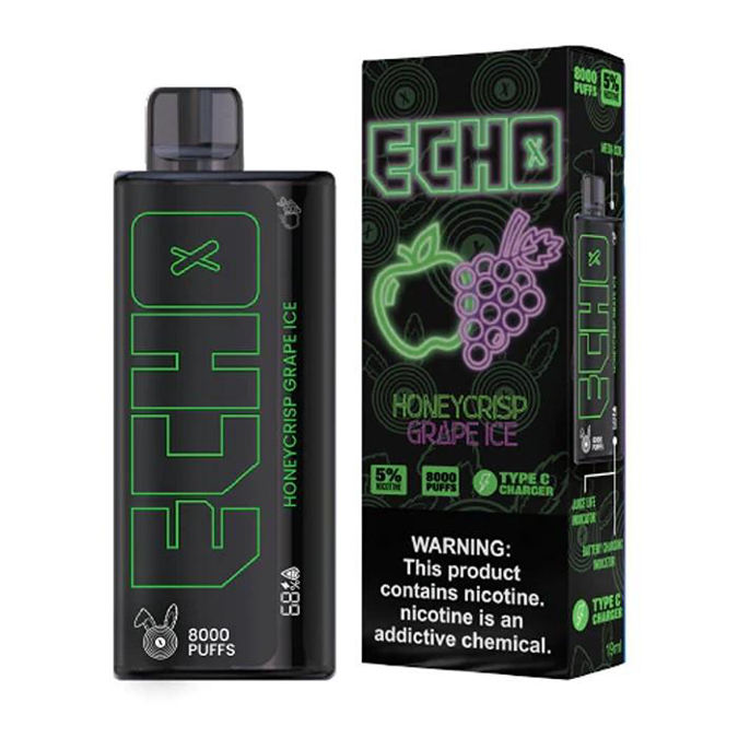 Picture of Echo Honey Krisp Grape Ice 8k Puffs