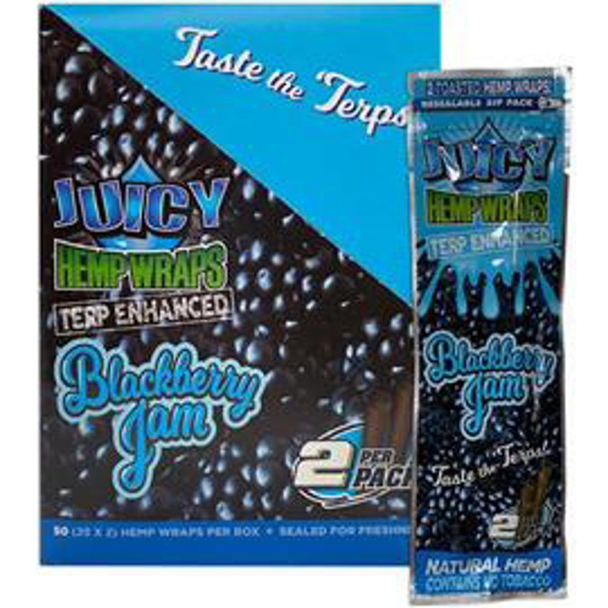 Picture of Juicy Hemp Wrap 25x2 - Blackberry Jam