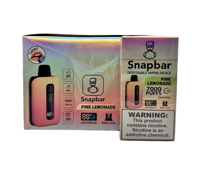 Picture of Snapbar Pink Lemonade 7000 Puffs 6CT