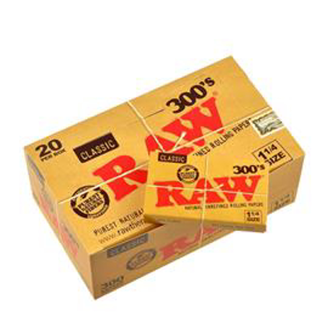 Picture of Raw 300 1.25 Rolling Paper 20CT