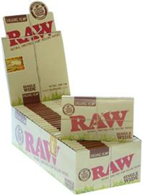 Picture of Raw Rolling Papers Organic Hemp Single Wide 100CT