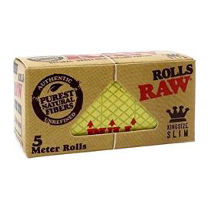 Picture of Raw Rolls Kingsize Slim 5mts Rolls