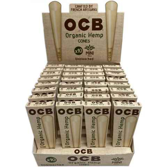 Picture of OCB Organic Hemp Cone Mini 10pk 70mm