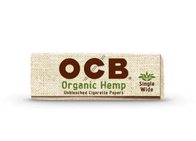 Picture of OCB Organic Hemp Rolling Paper Single Wide 24CT