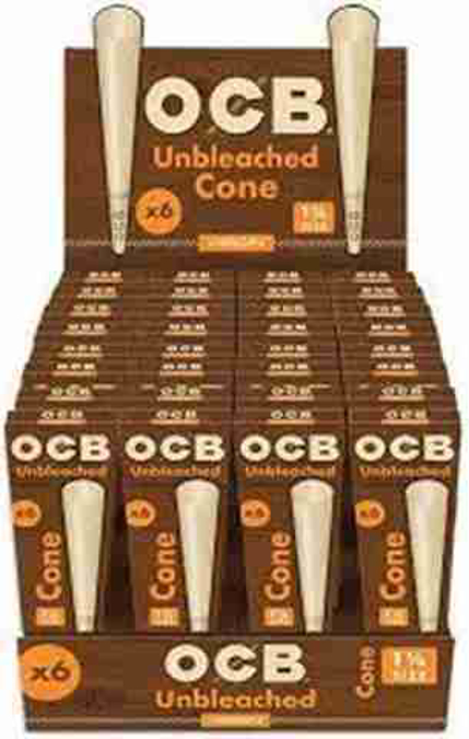 Picture of OCB Unbleached Cones 1.25 32x6