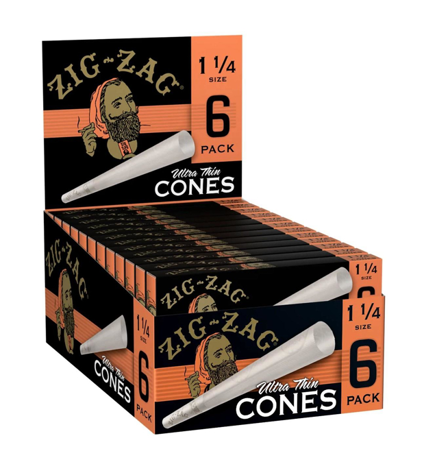 Picture of Zig Zag Cones 1.25 Orange 6CT