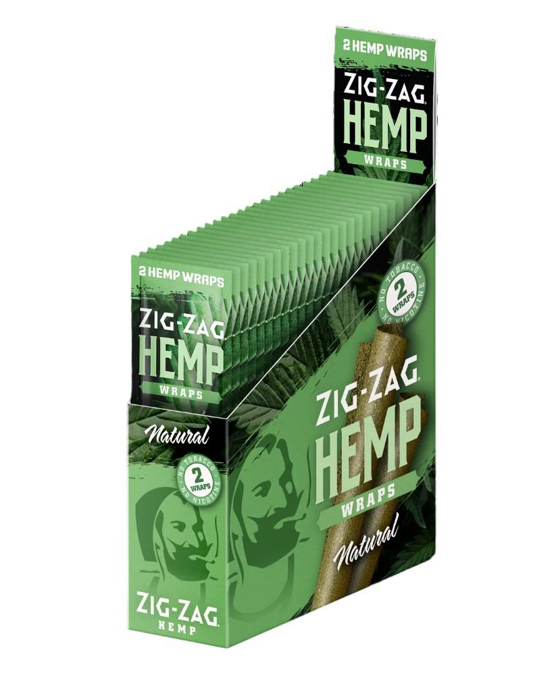 Picture of Zig Zag Hemp Wrap Natural 25x2