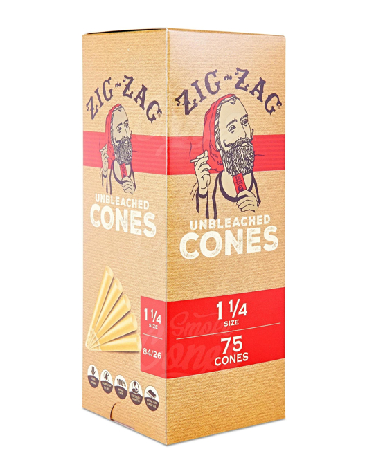 Picture of Zig Zag Unbleached Cones 1.25 75CT