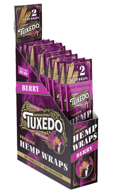 Picture of Tuxedo Hemp Wraps - Berry 25x2 CT