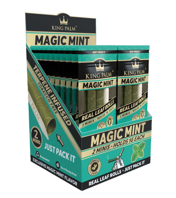 Picture of King Palm 2 Slims 1.5 Gram Magic Mint 2X20CT