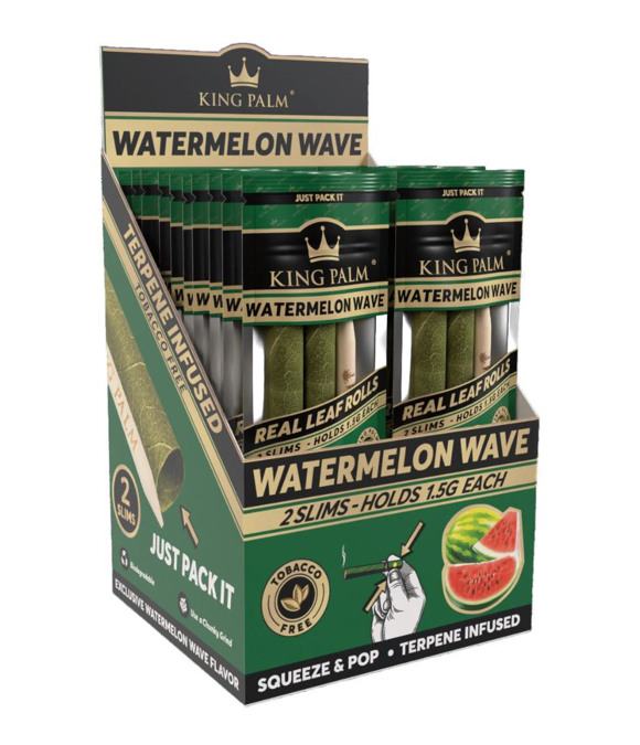 Picture of King Palm 2 Slims 1.5g Watermelon Wave 2X20CT