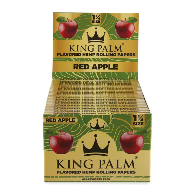 Picture of King Palm Hemp 1.25 Paper Red Apple 50CT