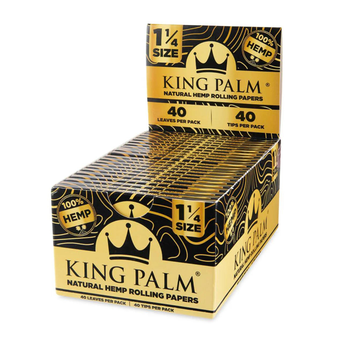 Picture of King Palm Hemp 1.25 Papers & Tips 40CT
