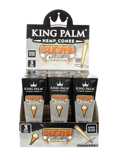 Picture of King Palm Hemp Cone California Cream KS 3Pk