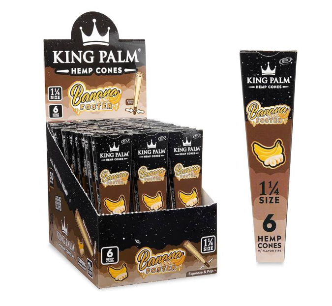 Picture of King Palm Hemp Cone Banana Foster 1-1.25  6Pk
