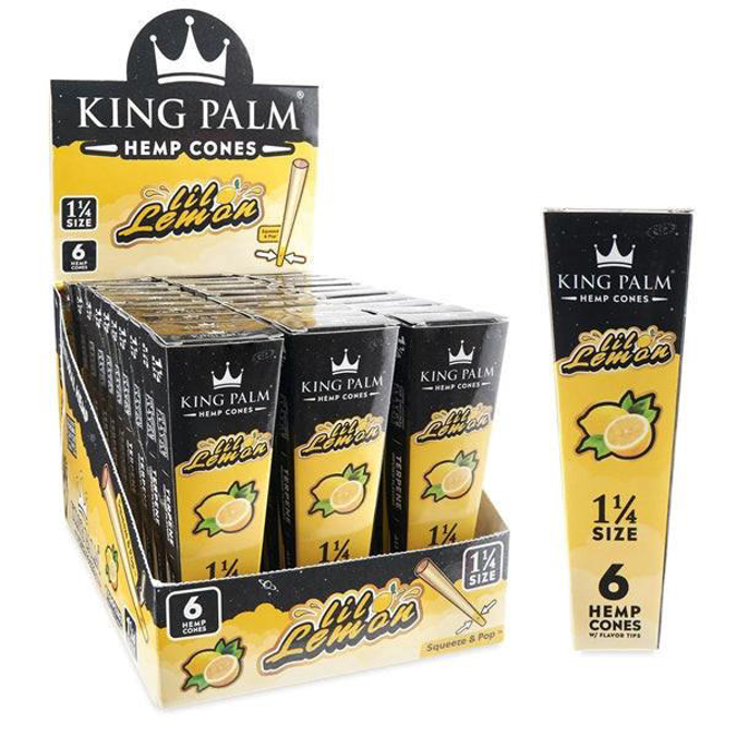 Picture of King Palm Hemp Cone Lil Lemon 1.25 6CT