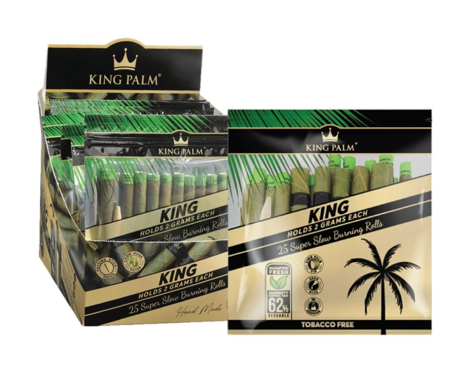 Picture of King Palm Rolls King size 25CT - 8 pouches