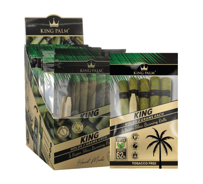 Picture of King Palm Kingsize Rolls 5CT 15 pouches