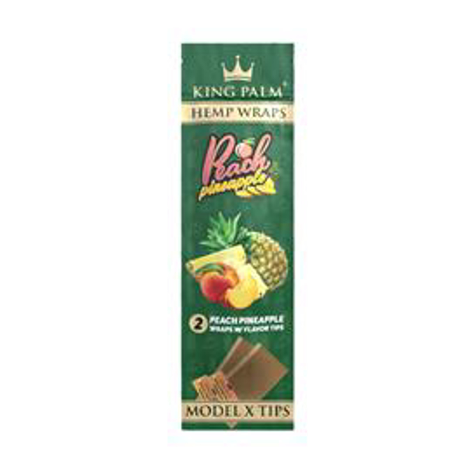 Picture of King Palm Wraps Peach Pineapple 15CT