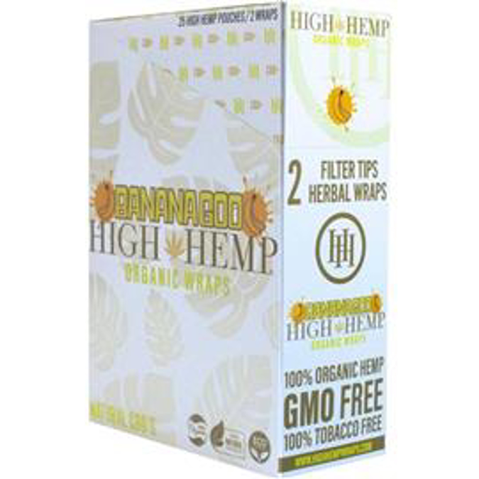 Picture of High Hemp Banana Organic Wraps