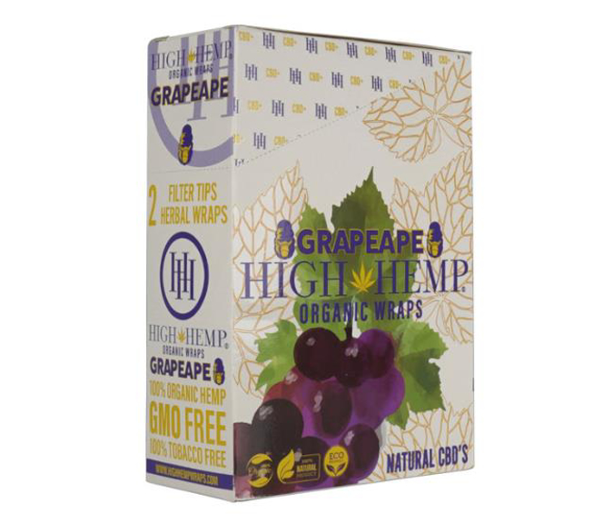 Picture of High Hemp Grapeape Org Wraps