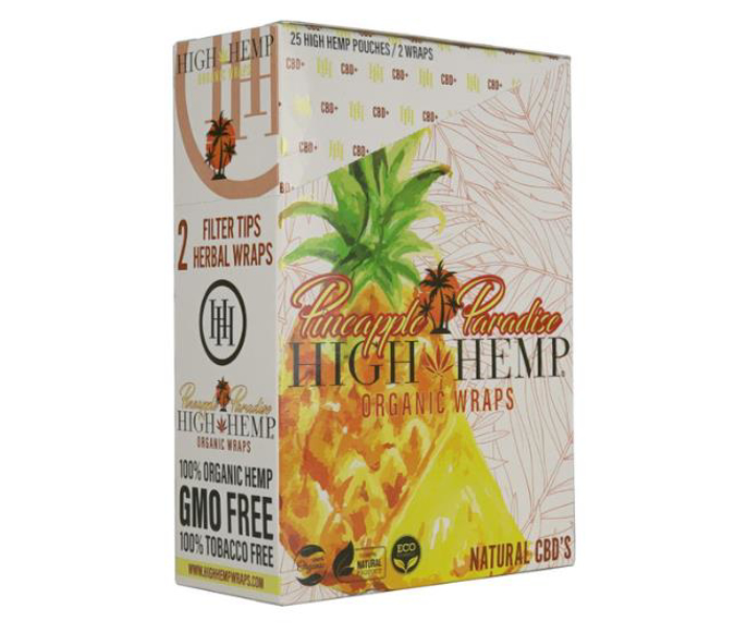 Picture of High Hemp Pineapple Org Wraps