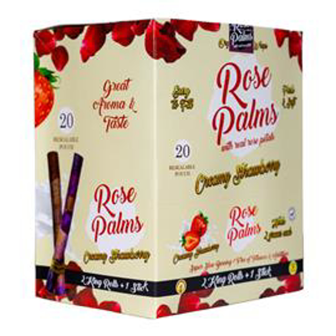 Picture of Rosepalms Resealable Pouch Creamy Strawberry 3X1 20CT