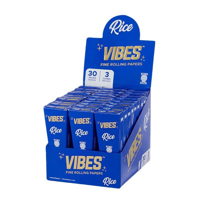 Picture of Vibes Rice Kingsize Cones 30Packs 3Cones