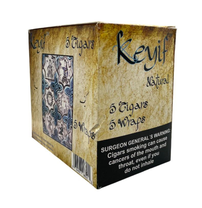 Picture of Keyif Cigar Wraps Natural 5x5 