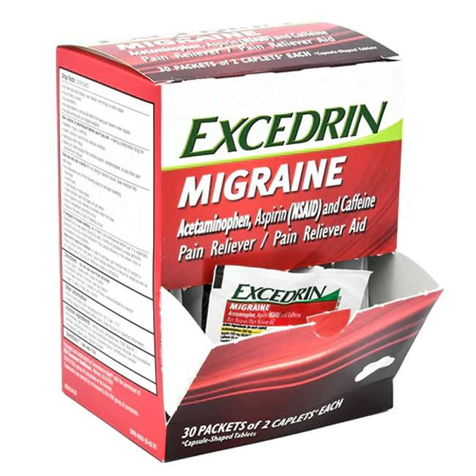 Picture of Excedrin Migraine 30X2 Caplets Each