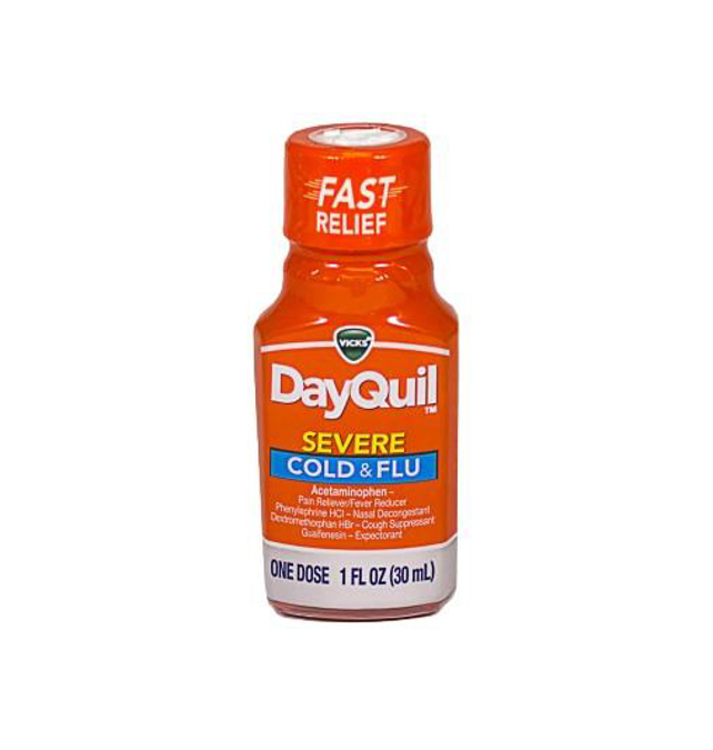 Picture of Dayquil Max Syrup 8 Pack 1oz Each