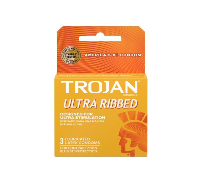 Picture of Trojan Ultra Ribbed 6Pack 3CT