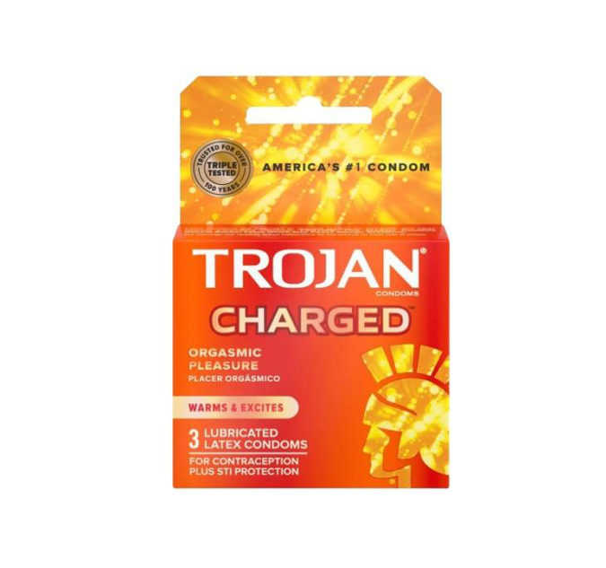 Picture of Trojan Charged Orange 6Pack 3CT