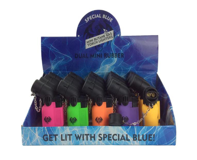Picture of Special Blue Dual Mini Rubber Lighter 20CT